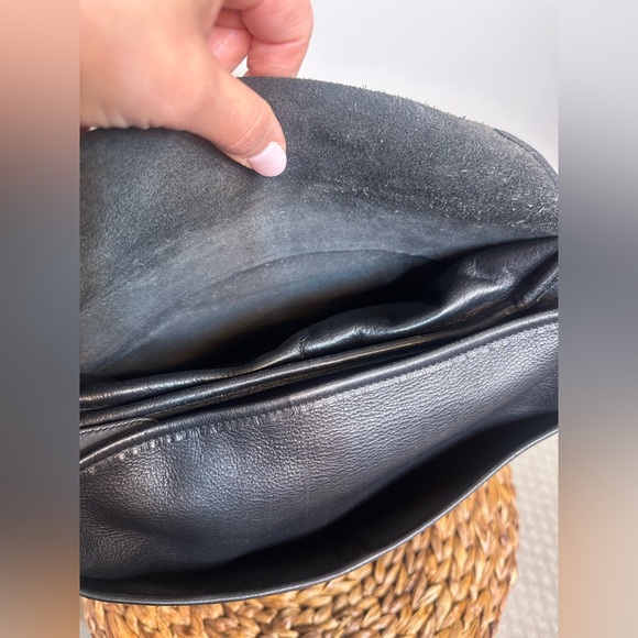 Vintage Coach Whitney 4115 black brass shoulder crossbody pre 1994 leather - Picture 10 of 16